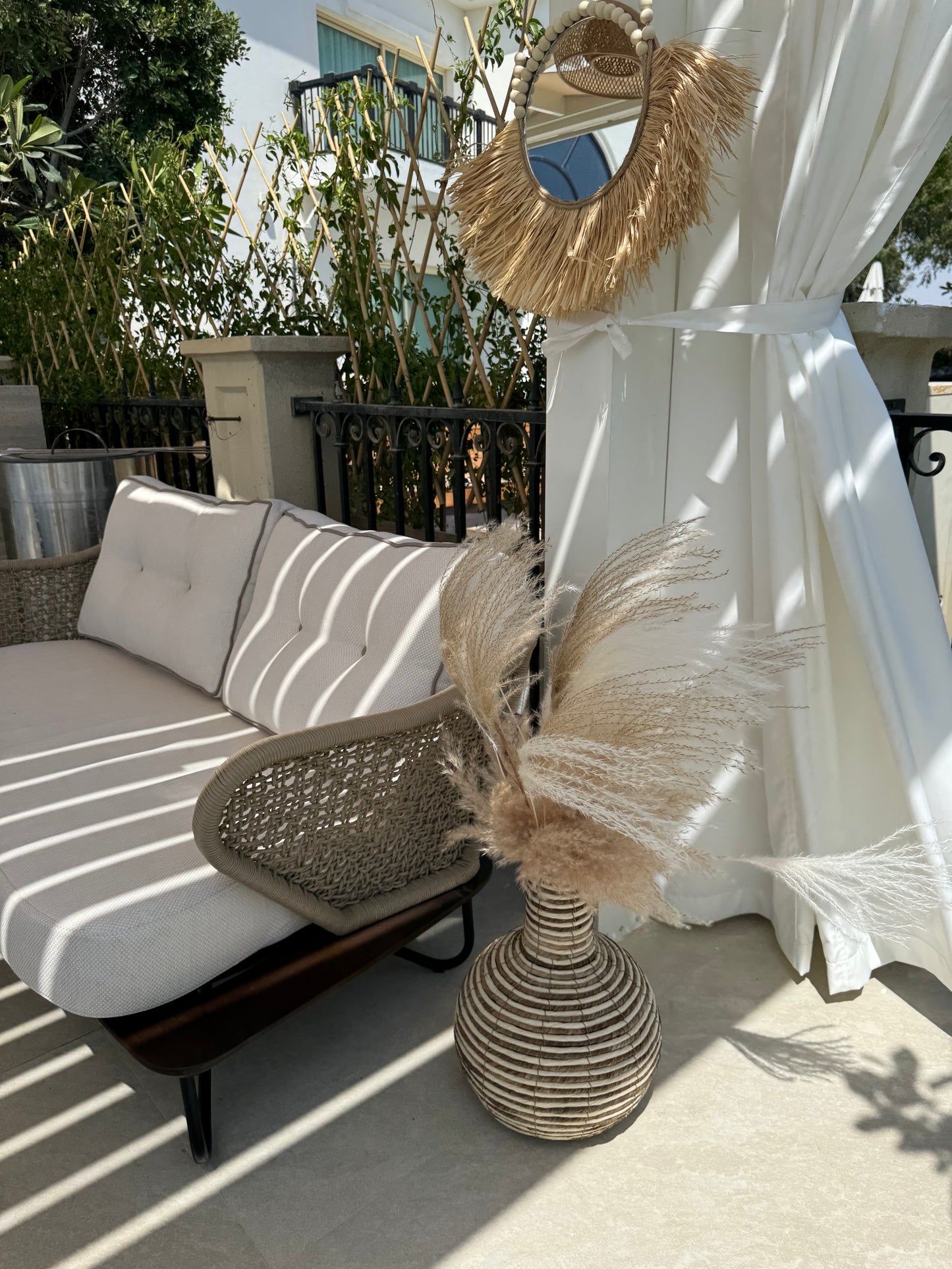 Boho sunset lounge